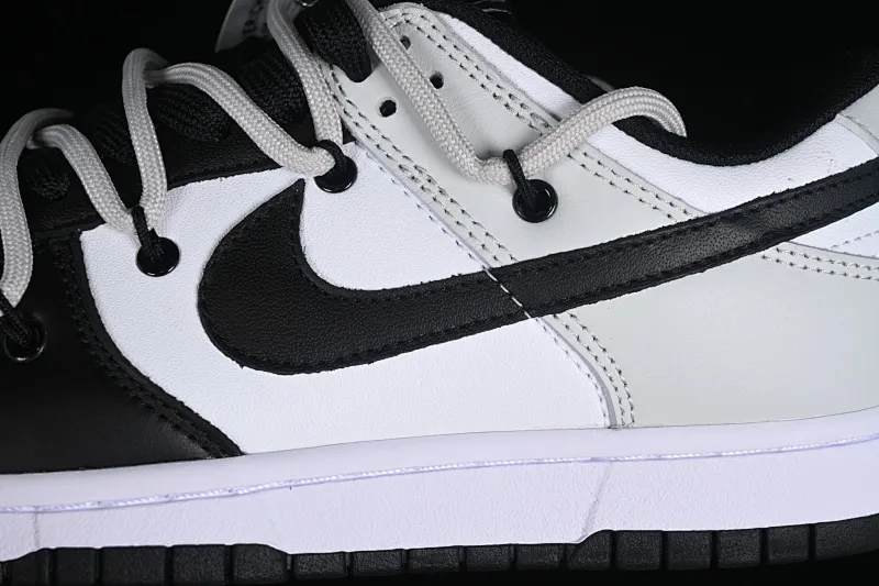 All categories Nk SB Dunk series Nk SB Dunk Low Low-top sneakers Nk Dunk Low Letter Panda Black and gray high street deconstruction SB strap low-top casual sneakers CW1590-100